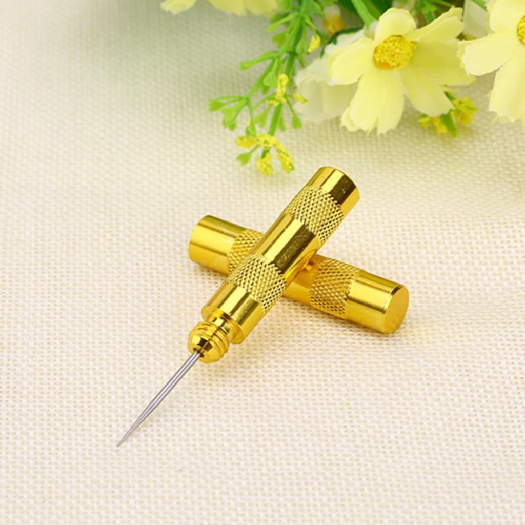 Airbrush Spray Gun Cleaning Repair Tool Stainless Steel Needle&Brush Set Ark