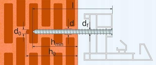 Śruba Ościeżnicowa Wkręt Do Okien Futryn Arvex So 7,5 X 212 Mm 100 Szt.