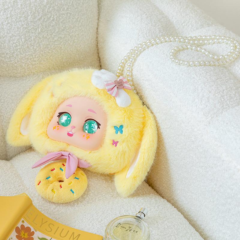 Alice Dreamland Plush Backpack Home Pendant for Girlfriends Birthday Gift Vinyl Face Rag Doll Messenger Bag