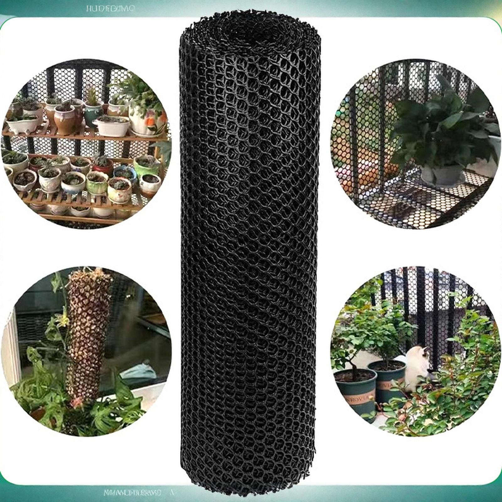 

Пластиковая защитная сетка для балкона Заборная сетка для птицеводства one size чёрный