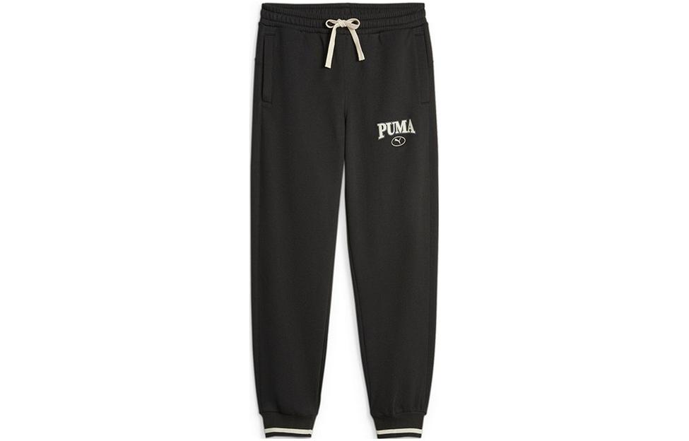 PUMA Knitted Sweatpants Women s Black Moderate Cuffed Pants 681525-01 M