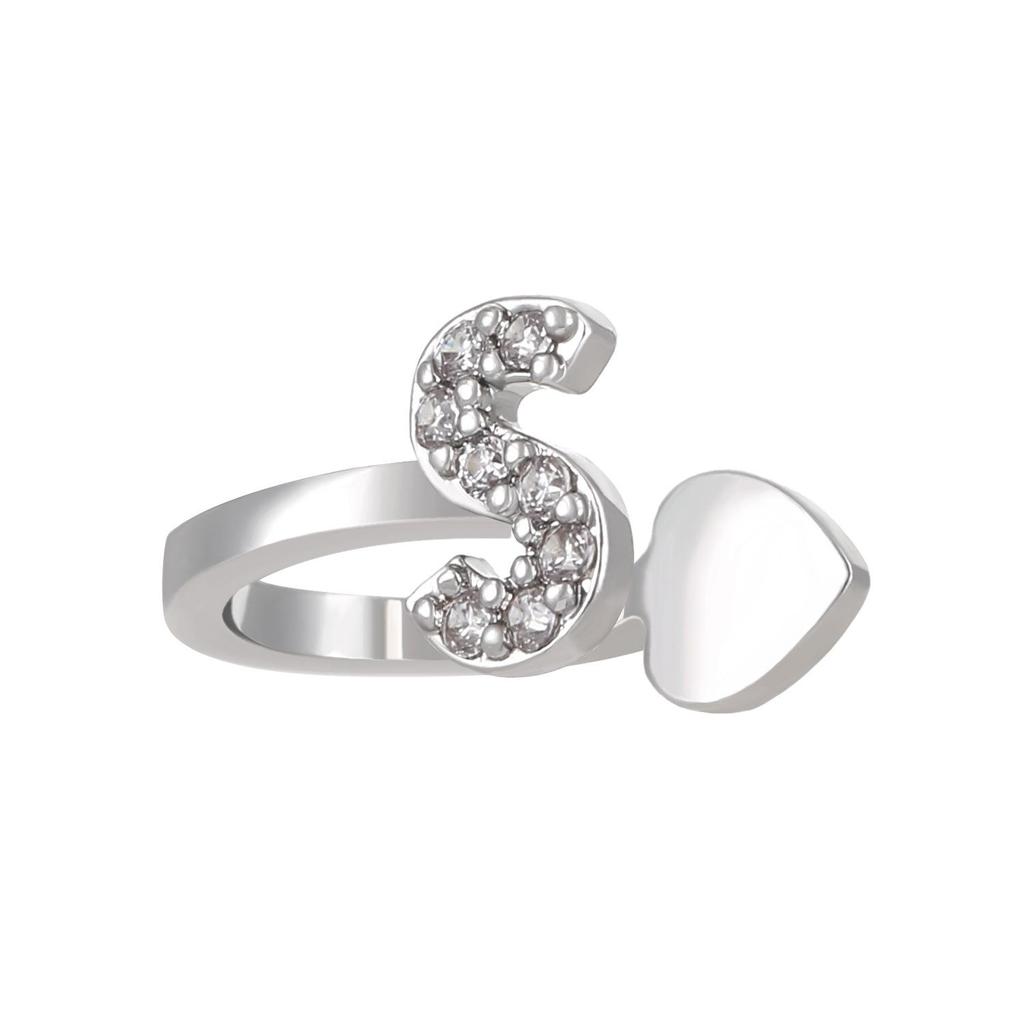 Advanced Temperament 26 English Letter Ear Clip Simple U No Ear Hole Earrings For Women