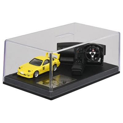 TAKARA TOMY Tomica Premium Unlimited STEERING VIEW Initial D FD3S 1 Miniature Car Toy for Ages 6 and Up RX-7 (Volume Specifications)