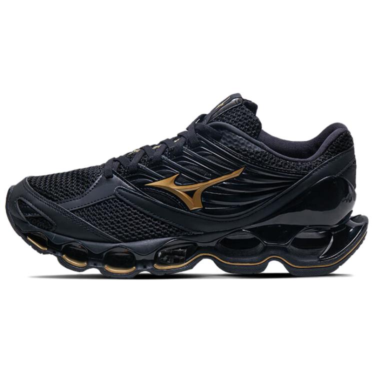 Mizuno Wave Prophecy 13 S Black Gold Unisex Sneakers J1GC244954