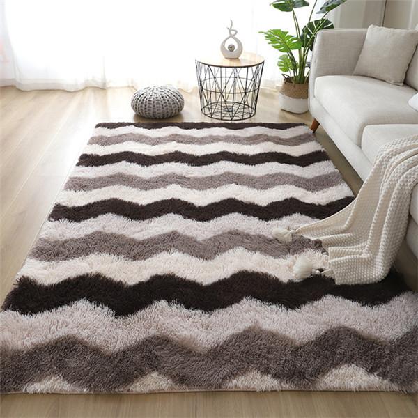 Ultra Soft Modern Area Rugs Shaggy Nursery Rug Home Room Plush Carpet Decor Plush Carpet Floor Mat Area Rug Fluffy