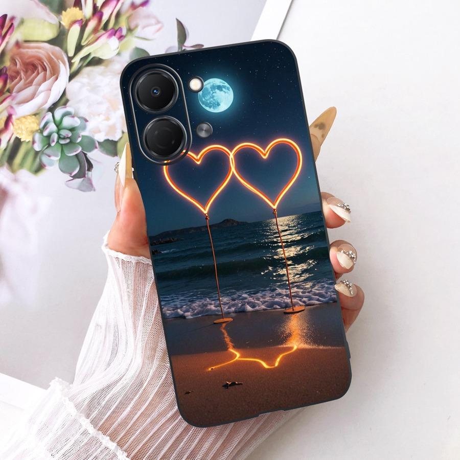 For Tecno Spark Go 3 5G Case Cute Cat Painted Capa for Tecno Spark GO3 KN3 Pop 20 Soft Silicone Bumber Shell for Sparkgo 3 Funda