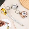 2M Portable Mini Tape Measure Key Chain Tape Measure Retractable Small Household Measuring Tool for DIY Crafting Sewing Tape