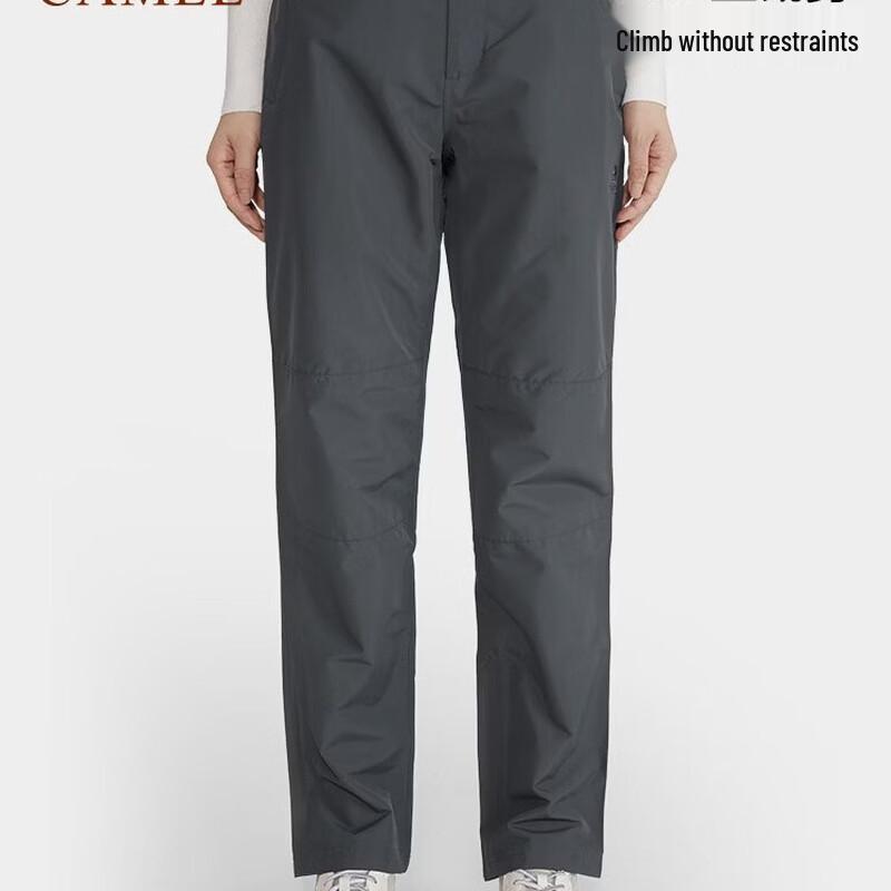 Camel Outdoor Windproof Waterproof Fleece-Lined Hiking Pants XL