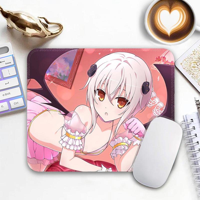 Anime Mouse Pad Small Gaming Mousepad DxD Hero Toujou Koneko Gamer Standard HD MousePads PC Compact Non-Slip Office Mousemat