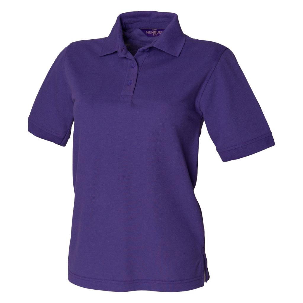 Henbury Womens/Ladies Classic Pique Polo Shirt