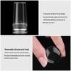 Transparent Nail Art Stamping Tool with Lid & Scraper