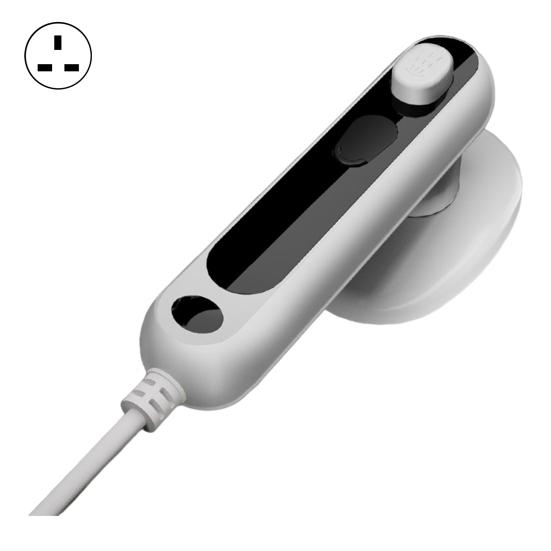 

Паровой утюг для одежды с резервуаром для воды 2 режима Простота в использовании Влажная/сухая глажка Ручной отпариватель для одежды Портативный утюг UK белый