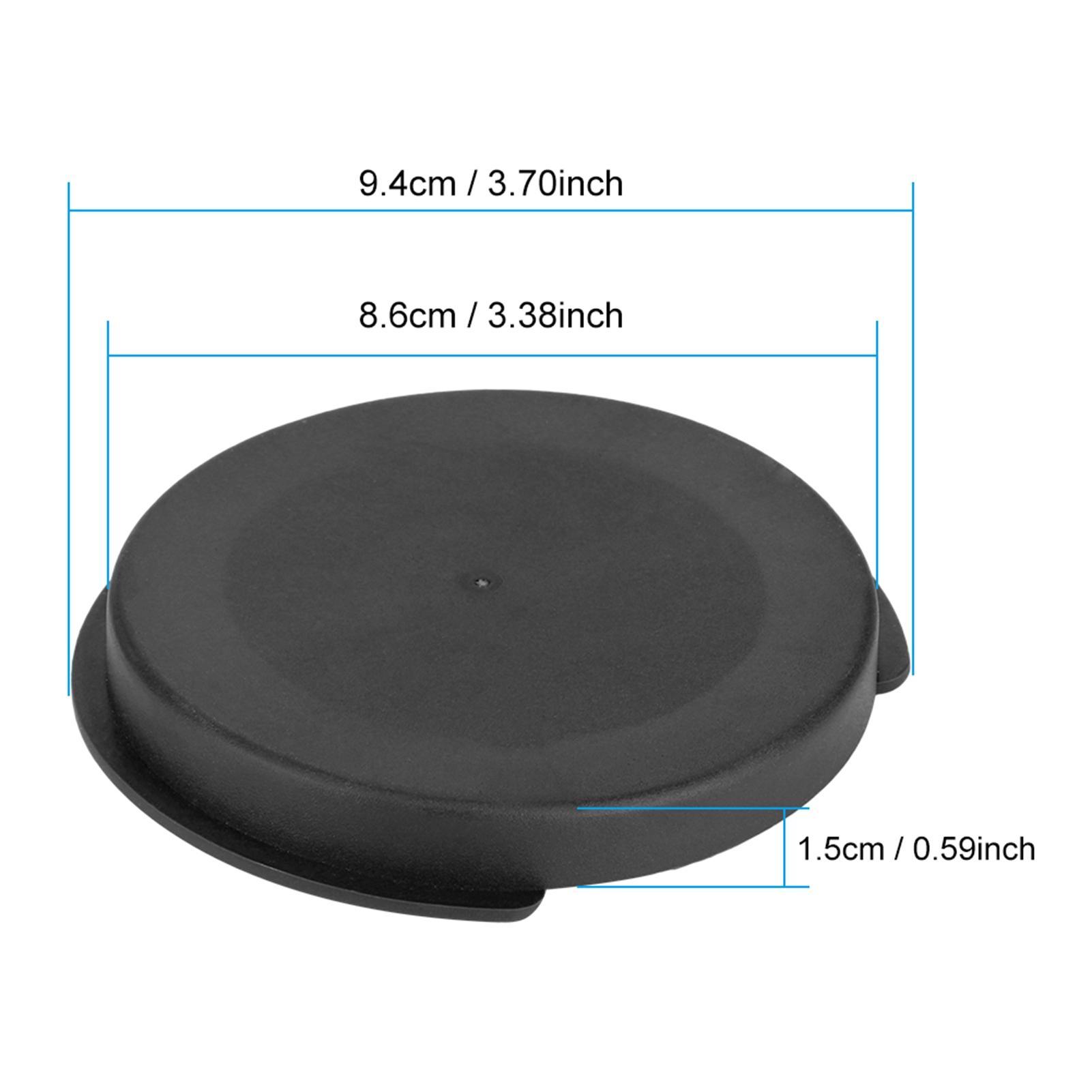 

86mm Guitar Soundhole Feedback Buffer Cover Palstic Musical Instruments Accessory(Black) чёрный