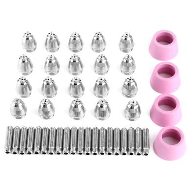 44pcs Set Welding Torch Nozzle Collet Protective Cap Replacement Spare Parts for AG60 SG55