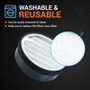 Replacement Filter for Levoit Air Purifier LV-H132,LV-H132-RF True HEPA and Activated Carbon Pre Filters Accessories