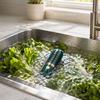 Pulitore Portatile per Frutta e Verdura, Purificatore Alimentare Impermeabile USB, Generatore di Ioni Idrossilici, Dispositivo per Lavare le Erbe Senza Strofinare, Gadget da Cucina Portatile