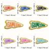 8pcs "game Day" Embroidery Patches, Mixed Colors Iron-on/sew-on Appliques, Suitable for DIY Clothing, Hats, Backpacks and Canvas Decoration Patches