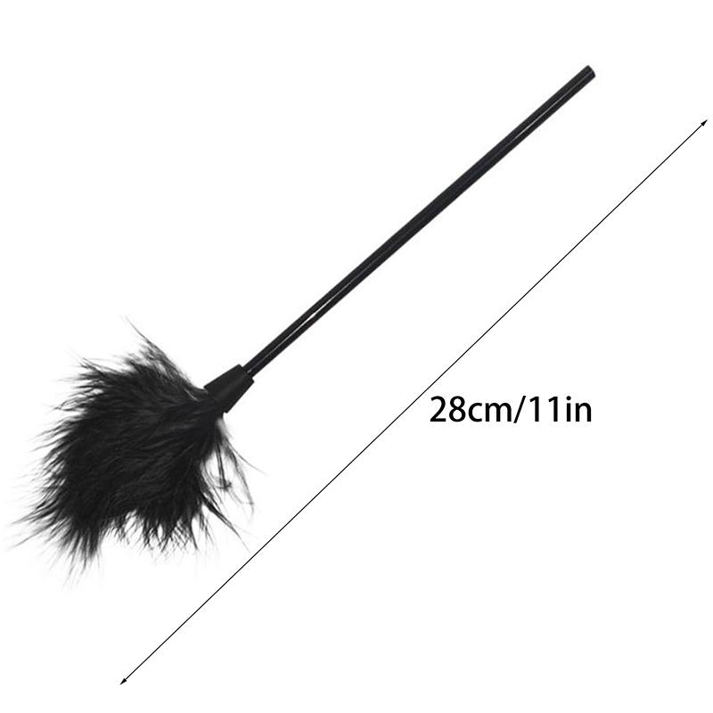 Feather Tickle Sex Toy with Colorful Bondage Restraint Riding Crop Flogger for Women Couples Adult Sexual Fun