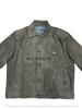 Handmade Green Leather Jacket Suede Men's Genuine Biker Motorcycle Lambskin