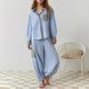Fall Women Clothing Casual Wear Blouse Set Long Sleeve
