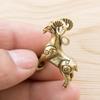 2027 Year Of Chinese Zodiac Goat Lucky Pendant Keychain Copper Feng Shui Wealth Key Ring Women Men Bag Charm Jewelry Gift