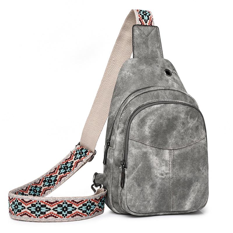 

Нагрудная сумка из мягкой кожи из искусственной кожи, сумка через плечо, большая вместительная сумка с несколькими карманами, дорожная женская сумка на плечо, сумка для мобильного телефона серый