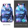 Kosiil 15.6 Inch Glow in The Dark Waterproof Backpack, Multicolor Laptop School Bag for Students, Lightweight Anti-Spill Bookbag