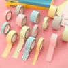 Color Paper Tapes Handmade DIY Decorative Washi Tape Colored Adhesive