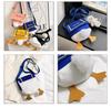 Cartoon Canvas Mini Bag Cute Duck Wallets Small Crossbody Bag Student Purse Kawaii Phone Shoulder Bag New