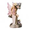 Fairy Vase Decorative Piece Playful Seated Statue Enchanting