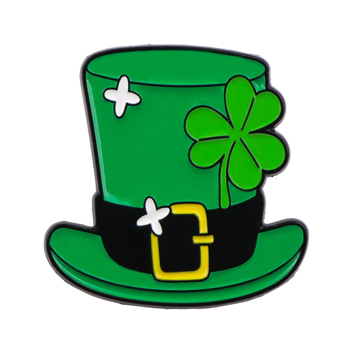 

Lucky St Patricks Day Enamel Pin Green Leaves Brooches Lapel Pins for Backpacks Jeans Brooches Adorn Jewelry Friend Family Gift