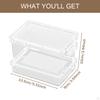Reptile Feeding Box Cage Sturdy Easy to Clean Ventilation Feeder for Raising Mealworms