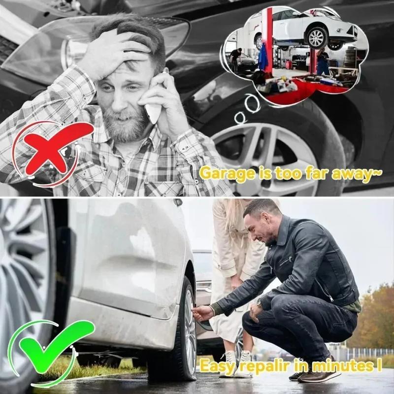 NEW 21-10PCS Tire Repair Nail Self-Tapping Screw Plastic Nail Soft Rubber Screw Suitable For Car Motorcycle Tire Puncture Repair