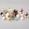 City Animal Zoo Farm MOC Building Block Pig Chicken Sheep Crocodiles Panda Dolphin Eagle Kit Turtle Goldfish Dog Bricks Toy K138