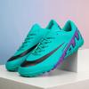 Children's Football Shoes Boys Teen Students Game Training Shoes Long Nails TF Shredded Nails Low Top 45 Large Size 46