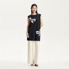 Veromoda Sleeveless Cotton Bow Print Midi Dress