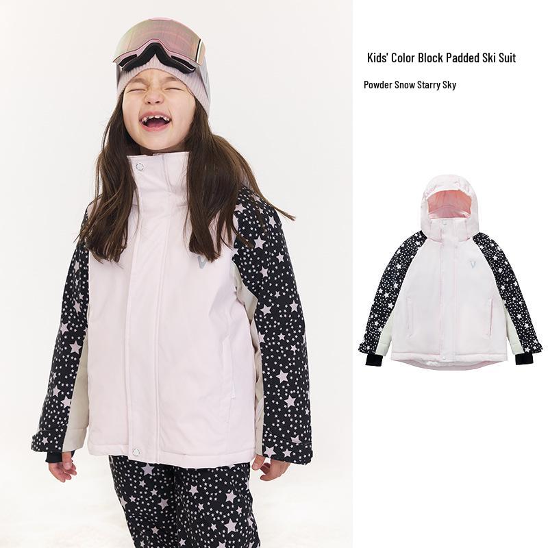 VECTOR Kids' Winter Ski Suit: Waterproof, Thickened, Cold-Proof Ski Jacket & Pants for Boys and Girls.
