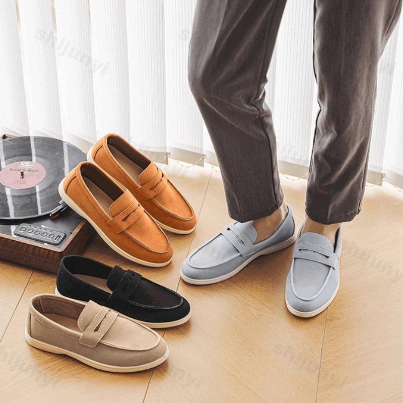 Fashion 2025 Summer Men's Sports Leisure Breathable Loafer Shoes Comfortable Versatile Fashion Trend Slip On Lightweight Casual Sneakers