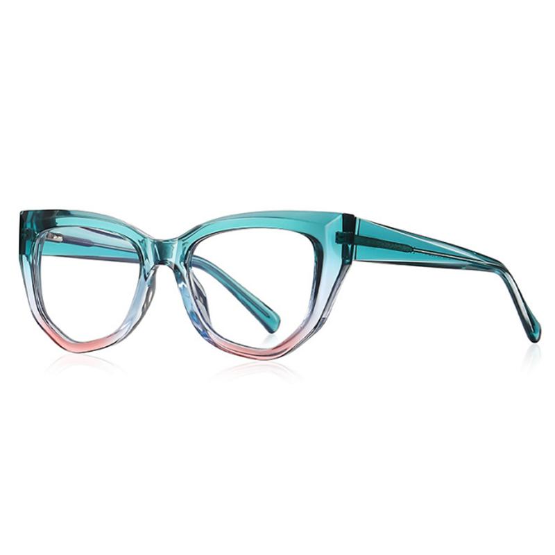 Polygon Cat Eyes Photochromic Glasses Women Myopia Eyeglasses Students Short Sight Eyewear 0 -0.5 -1 -1.25 -1.5 -1.75 -2.0 To -6
