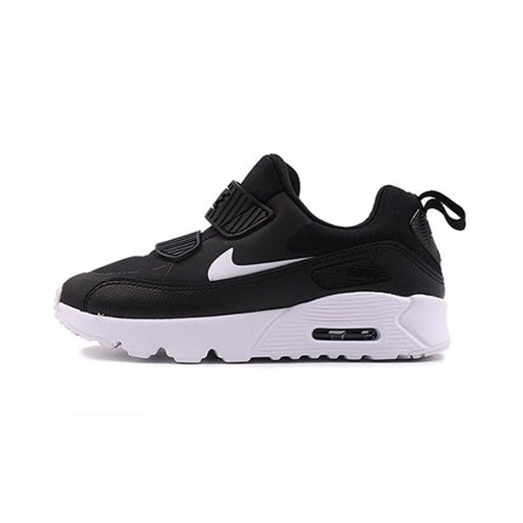 Nike Air Max Tiny 90 Retro Lightweight Running Shoes Kids Shoes Black White 881927-007