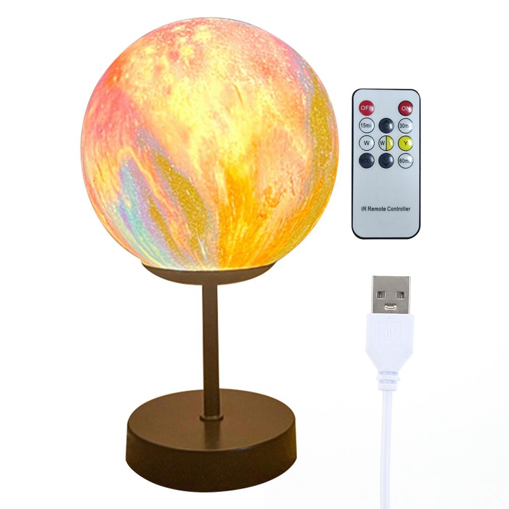 3D Moon Night Light with 25 Lighting Modes Moon Sleeping Light Minimalism Rechargeable Gifts for Women Men