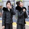 Winter New Cotton-padded Clothes Women's Korean Version Slim-fitting Women's Cotton-padded Clothes Short Fur-collared Cotton-padded Clothes Women's