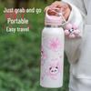 Diller Sakura Panda Pop-up Lid Insulated Bottle, 600ml