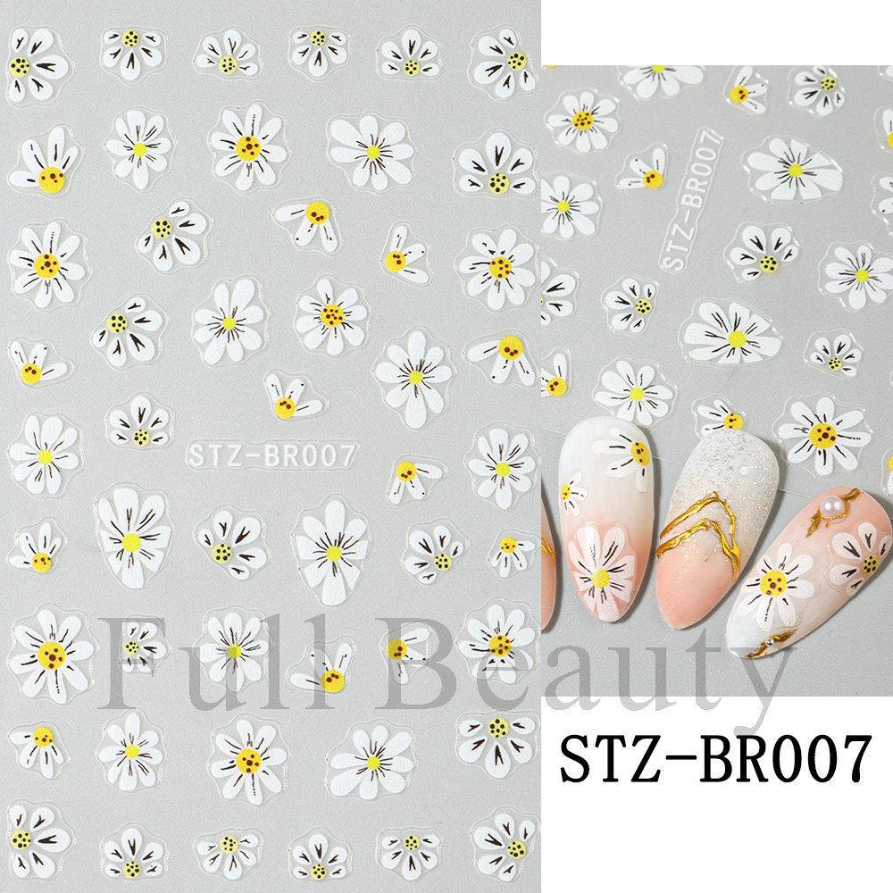 Nail Art Stickers, Valentine'S Day French Thorn Line Patches, Love Thin And Tough Nail Stickers