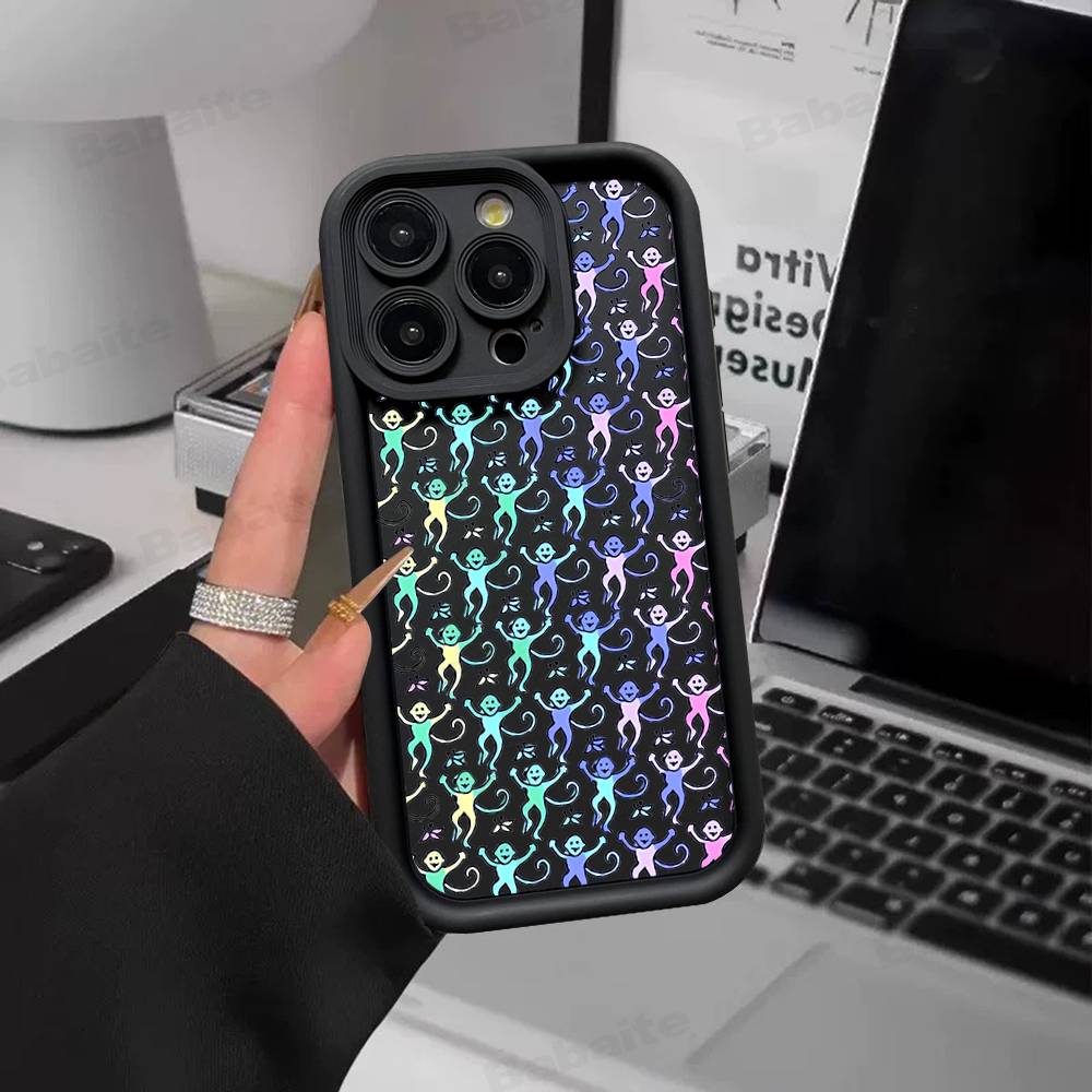

R-Roller R-Rabbit Monkey Phone Case For IPhone 17 16 15 14 13 Pro Max Plus 12 11 Cover iPhone 15 pro