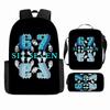 Cartoon Brainrot-Themed Backpack Crossbody Bag Pencil Case School Kids Ages 10-12