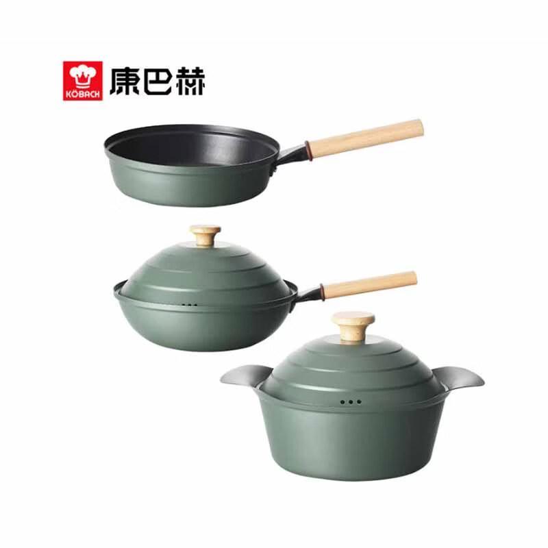 

Kangbach Egmont 3-Piece Non-Stick Iron Cookware Set
