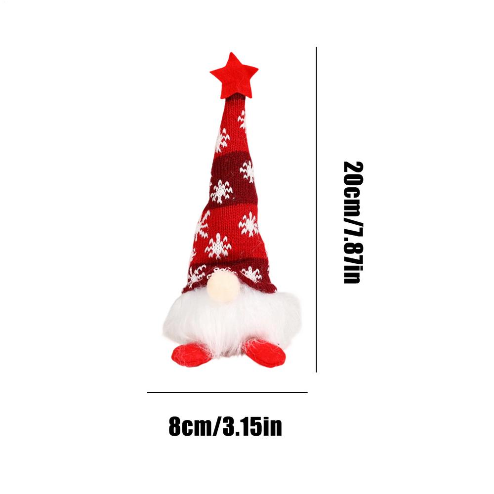 New Glowing Gnome Christmas Faceless Doll Merry Christmas Home Decoration Navidad Natal Gift New Year Christmas Gifts
