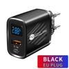 QC3.0+PD USB+TYPE-C Digital Display Charger 5V Mobile Phone Charging Head PD+USB Charging Head