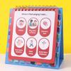 Early Educational Feelings and Emotions Book Montessori Reading Flip Book  Kindergarten